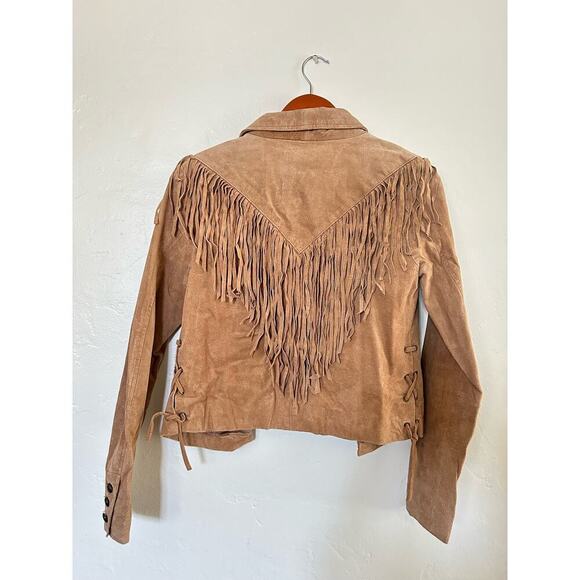 Forever 21 Fringe Leather Jacket - Picture 4 of 6